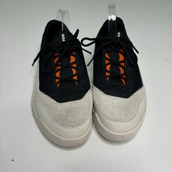 Sorel Ona 718 Black, White Low Suede Sneaker 11 - Picture 8 of 10